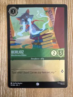 Berlioz 99/204 Disney Lorcana Archazia's Island Common Cold Foil Card NM - Image 1