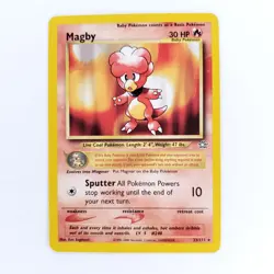 2000 Magby 23/111 Non-Holo Rare - Neo Genesis Unlimited Pokemon Card - NM - Image 1