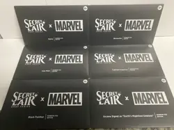 MTG Secret Lair x Marvel Rainbow Foil Edition Set (6) SEALED Marvel Cards NM 🔥 - Image 1