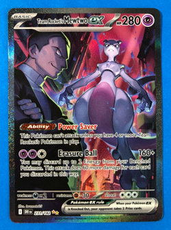 Pokemon TCG Team Rockets Mewtwo EX Sir Destined Rivals Card 231/182 NM - Image 1