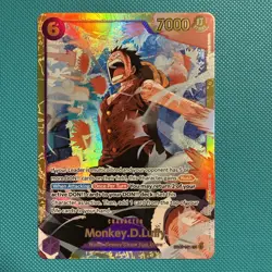 One Piece Card Game TCG Monkey.D.Luffy EB02-061 SEC PRB-02 English - Image 1