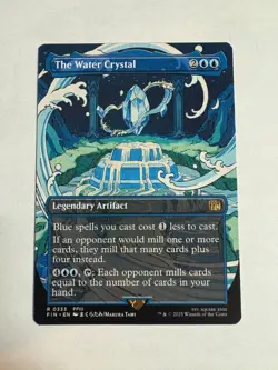 The Water Crystal Borderless 0333 FIN Rare Final Fantasy MTG - Image 1
