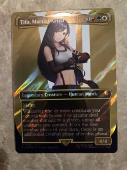 Tifa, Martial Artist (Borderless) (Surge Foil) Commander: Final Fantasy Foil - Image 1