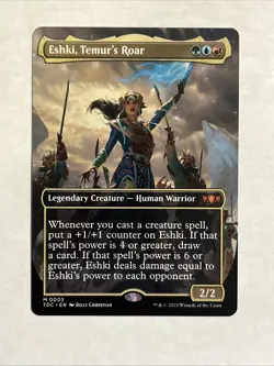 Eshki, Temur's Roar (Borderless) Commander: Tarkir: Dragonstorm Regular - Image 1