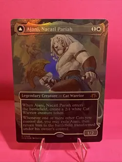 Ajani, Nacatl Pariah (Borderless) Modern Horizons 3 Foil - Image 1