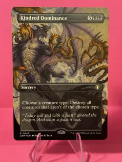 Kindred Dominance (Borderless) Commander Masters Regular - Image 1