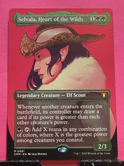 Selvala, Heart of the Wilds (Borderless) Commander Masters Regular - Image 1