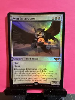 Aven Interrupter Outlaws of Thunder Junction Foil - Image 1