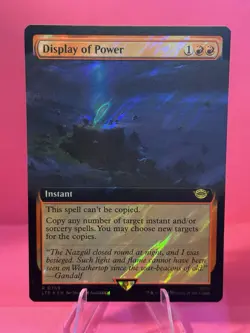 Display of Power (Extended Art) (Surge Foil) Universes Beyond: the Lord of... - Image 1