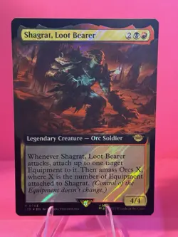 Shagrat, Loot Bearer (Extended Art) (Surge Foil) Universes Beyond: the Lord... - Image 1