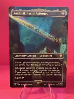 Anduril, Narsil Reforged (Borderless) Commander: the Lord of the Rings: Tales of - Image 1