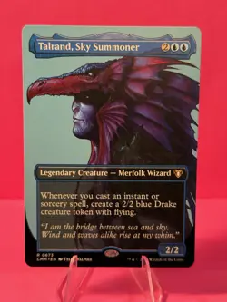 Talrand, Sky Summoner (Borderless) Commander Masters Regular - Image 1