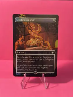 Steelshaper's Gift (Borderless) Commander Masters Foil - Image 3