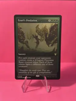 Ezuri's Predation (Foil Etched) Commander Masters Foil - Image 1