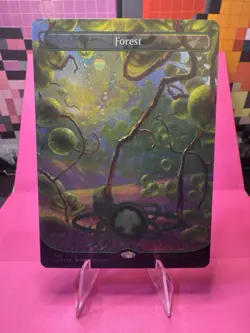 Forest (490) (Borderless) (Galaxy Foil) Unfinity Foil - Image 1