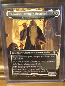 Theoden, Strength Restored - Kenrith, the Returned King (Borderless) Commander: - Image 1