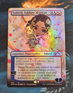 Saheeli, Sublime Artificer, Foil, Secret Lair, Chibi, NM, Magic, MTG - Image 1