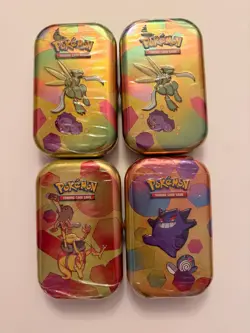 x4 Pokemon TCG: Scarlet & Violet: 151 English Mini Tins - BRAND NEW & SEALED - Image 1