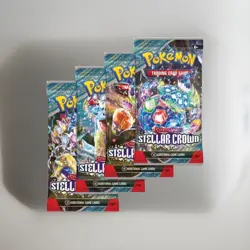 Pokemon Stellar Crown Sealed Booster Packs (X4) - New & Sealed 🇬🇧 UK SELLER - Image 1