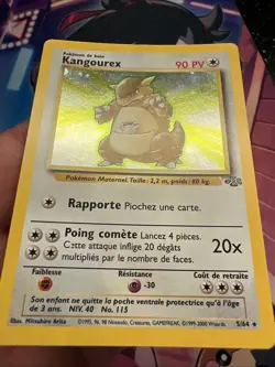 Carte Pokemon Kangourex Holo 5/64 Wizards Jungle Francais Vf Fr - Image 4