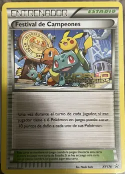 Pokemon 2016 XY Promo Champions Festival - Spanish - PSA 8 - Image 2