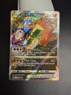 Pokemon TCG Charizard VStar SWSH262 Black Star Promo English NM #5 - Image 1