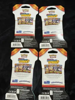 4X Pokemon TCG: Surging Sparks Sleeved Booster Packs 1 Full Art Set - Image 2