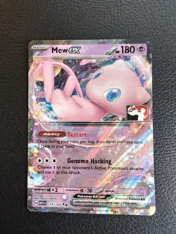 Pokemon TCG - Mew ex 151/165 Play Stamped Prize Pack Series 5 Holo - Image 1
