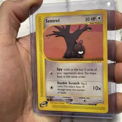 Pokemon Sentret Common Normal Aquapolis 107/147 Pokemon TCG Vintage LP Nintendo - Image 2