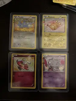 Lot Of 4 Pokemon Radiant Collection (Dedenne, Espurr, Flabebe, Swablu - Image 1