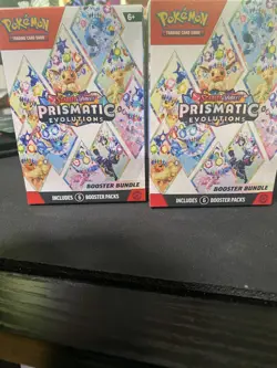 Pokemon TCG Prismatic Evolutions Booster Bundle Lot of 2 Factory Sealed - Image 1