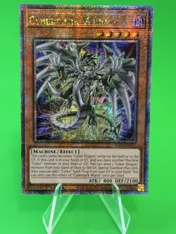 Yu-Gi-Oh Alliance Insight Cyberdark Wurm Quarter Century Secret Rare ALIN-EN027! - Image 1