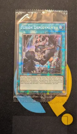 CH01-EN029 Fusion Deployment Alt Art Starlight Rare 1st Edition YuGiOh Sealed - Image 1