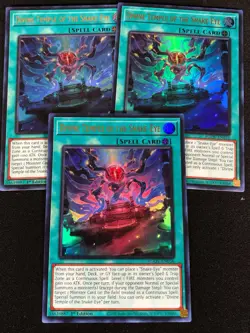 Yugioh Divine Temple of The Snake Eye AGOV-EN056 1st Ultra x3 (NM) - Image 1
