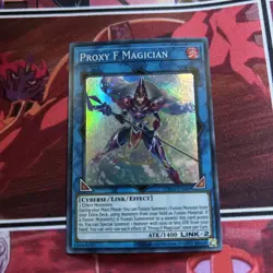 Yugioh P roxy F Magician OP15-EN009 Super Rare - Image 1