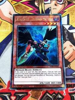 Blackwing - Zephyros the Elite ra04-en145 (NEW) Quarter Century Rare Yu-Gi-Oh - Image 1