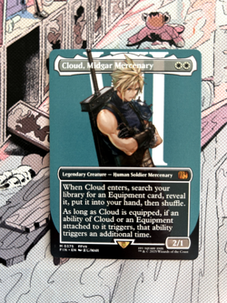 (Extended Art) Cloud, Midgar Mercenary | Final Fantasy #375 | MTG Magic Card - Image 1