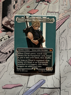 (Extended Art) Cloud, Midgar Mercenary | Final Fantasy #375 | MTG Magic Card - Image 2