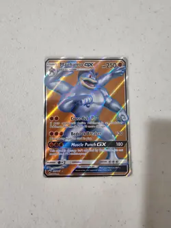 Pokemon Machamp GX Full Art Holo Card Burning Shadows 135/147 Ultra Rare SM - Image 1