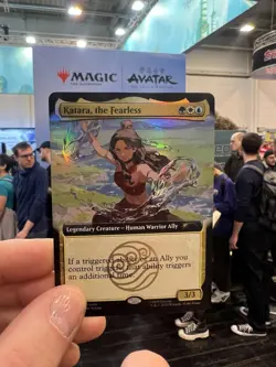 Magic The Gathering X Avatar Katara The Fearless Promo Card SDCC 2025 - Image 1