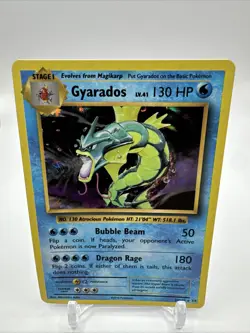 Pokemon Gyarados Holo Rare TCG Card 34/108 Evolutions Mint Condition Near Mint - Image 1