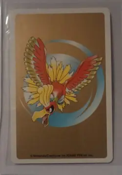 235 Smeargle Pokemon Silver Lugia Gold Ho Oh Japanese Poker Cards Playing - Image 2