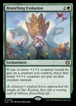 1 x Branching Evolution - Commander: The Lost Caverns of Ixalan - NM-Mint - MTG - Image 1