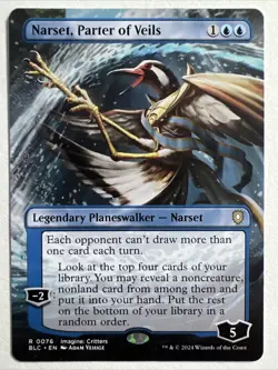 MTG - Narset, Parter of Veils - Imagine: Critters. Bloomburrow Commander. Blue. - Image 1