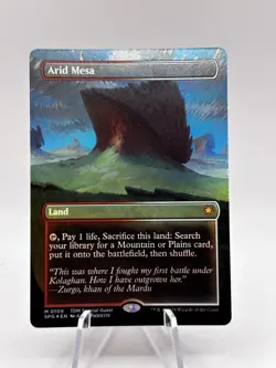 Arid Mesa 0109 Foil Borderless Special Guest Tarkir Dragonstorm SPG MTG NM - Image 1