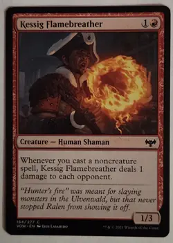 Kessig Flamebreather MTG VOW 164 NM Crimson Vow Burn Red Common NM - Image 1