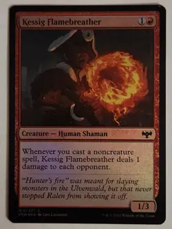 Kessig Flamebreather MTG VOW 164 NM Crimson Vow Burn Red Common NM - Image 3