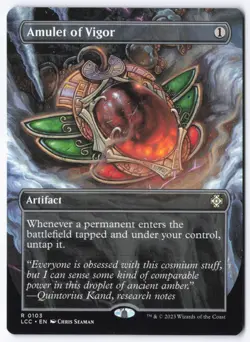 Amulet of Vigor (Borderless) R Commander: The Lost Caverns of Ixalan 103 NM - Image 1