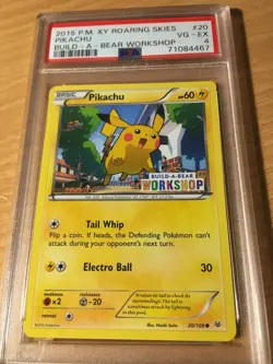 Pikachu - Build a bear workshop XY Roaring Skies 2015 - PSA 4 - Pokemon - Image 1