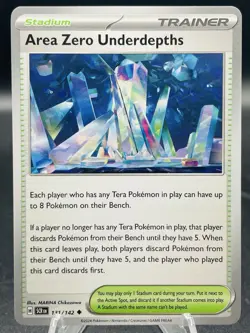 Pokemon Area Zero Underdepths 131/142 Stellar Crown Trainer (x4 Playset) NM - Image 4